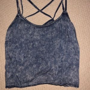 Forever 21 Gray Crop Top